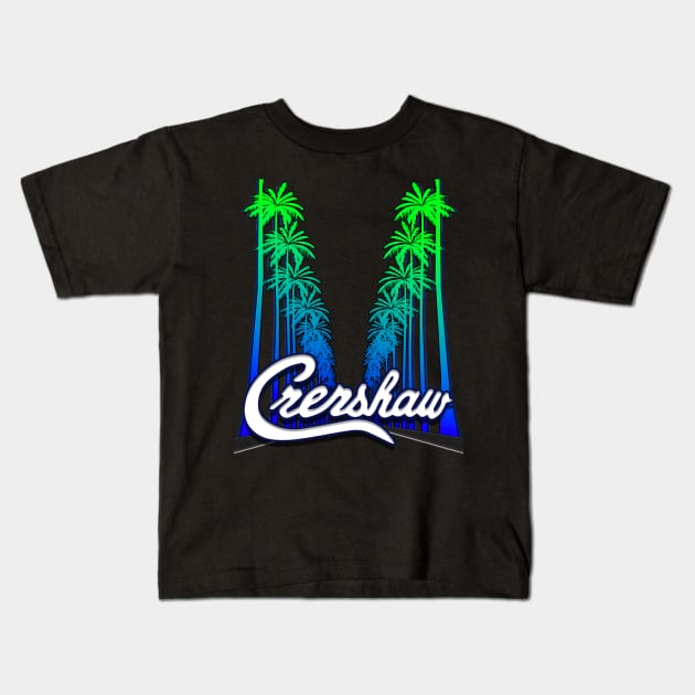 Crenshaw Logo Kids T-Shirt by NatTheDesigner